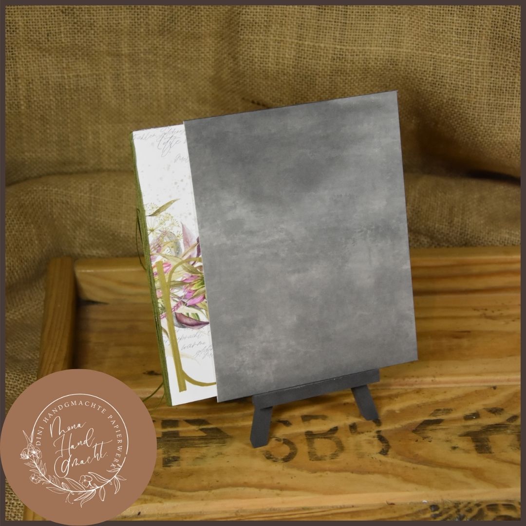 Dankä | Doppel Karte | Dahlie | Blumenbouquet