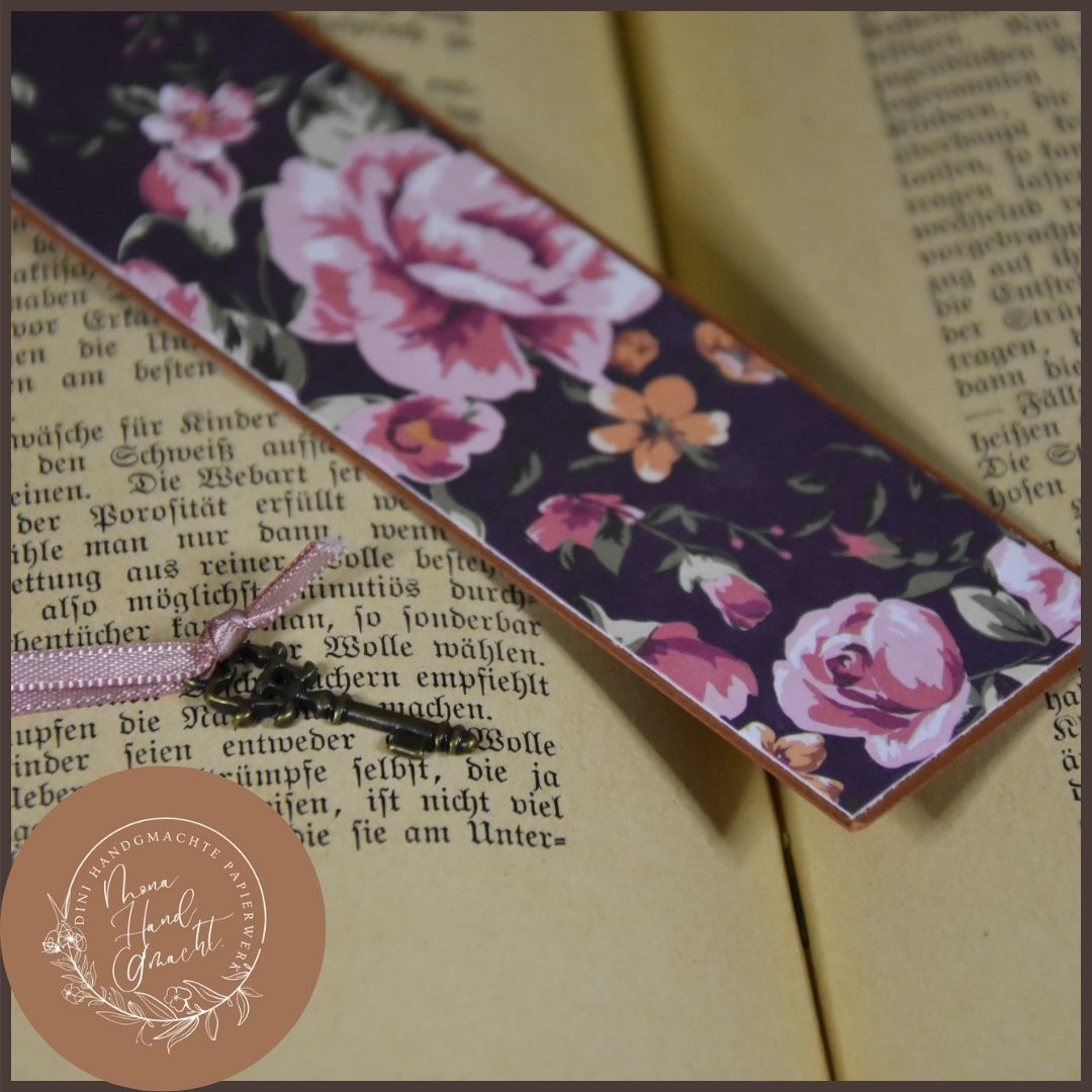 Blumen | Rosen | Lesezeichen | Schlüsselanhänger