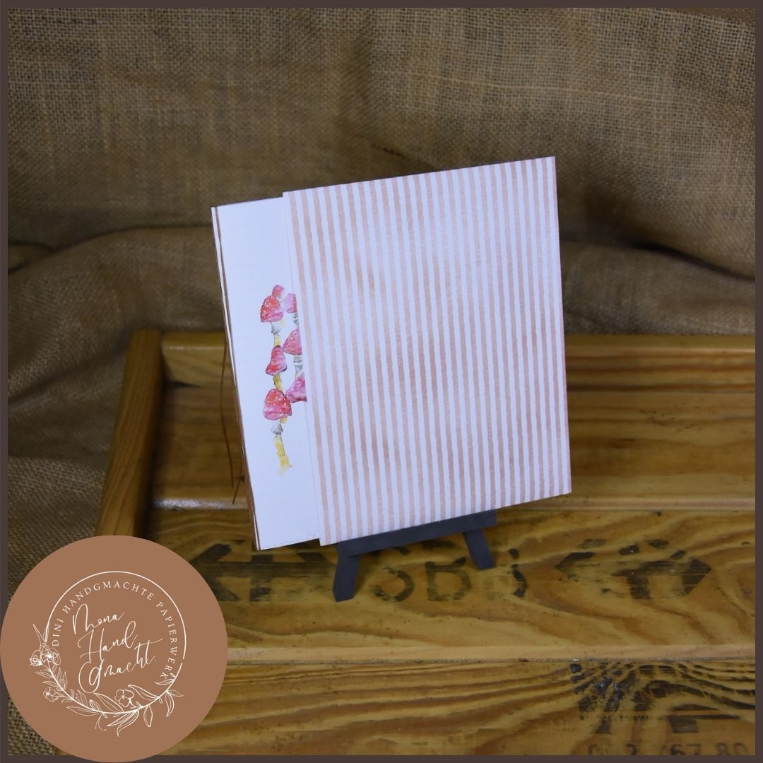 Happy Birthday | Doppel Karte | Herbst | Pilze | Wald