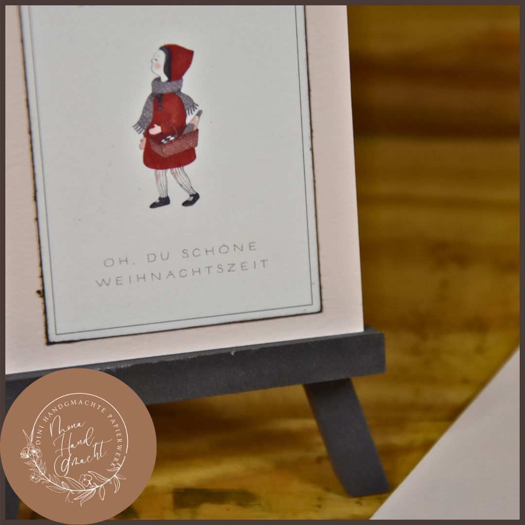 Stille im Wald, Schnee so Kalt... | Karte | Rotkäppchen | Weihnachten |