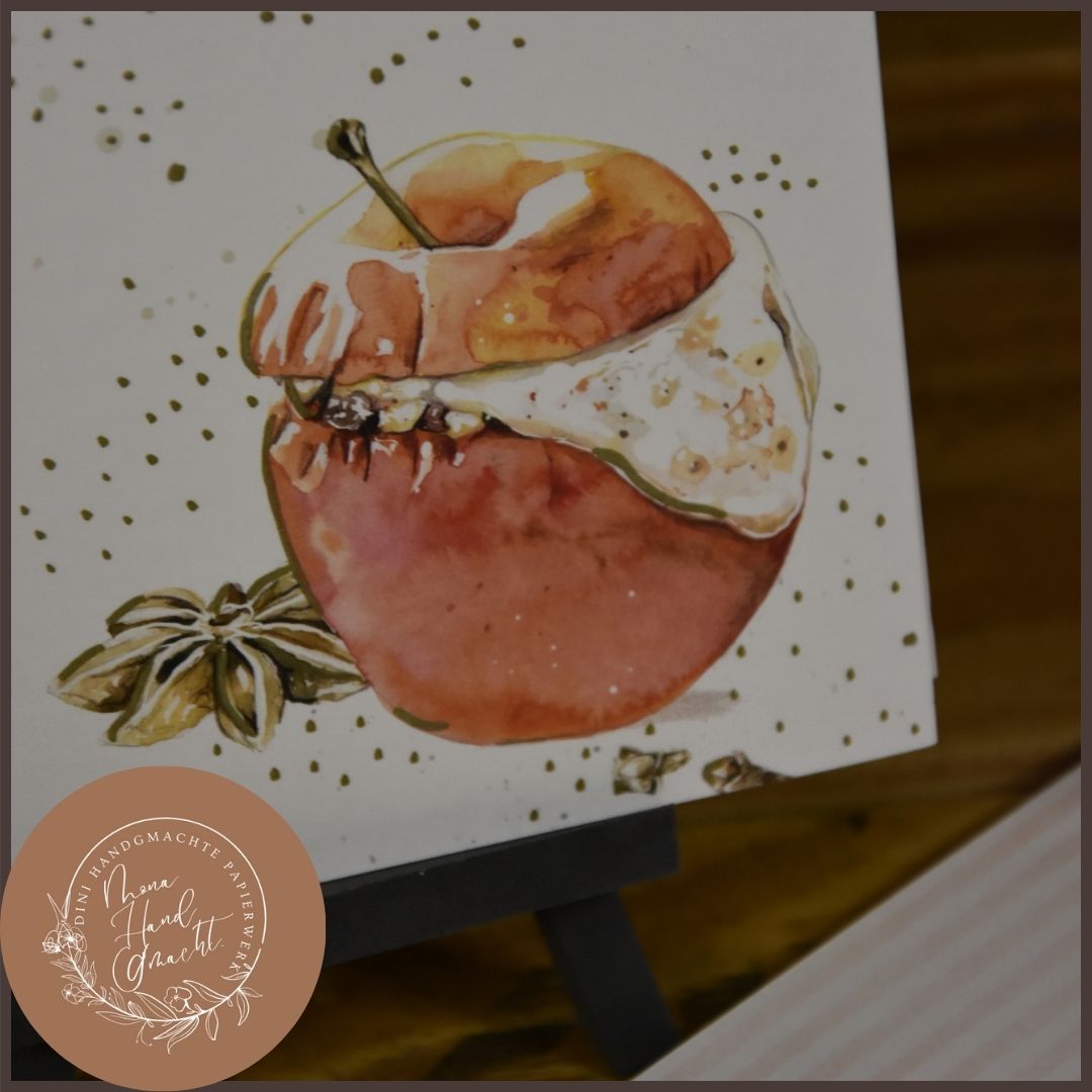 Granatapfel | doppel Karte | Weihnachten