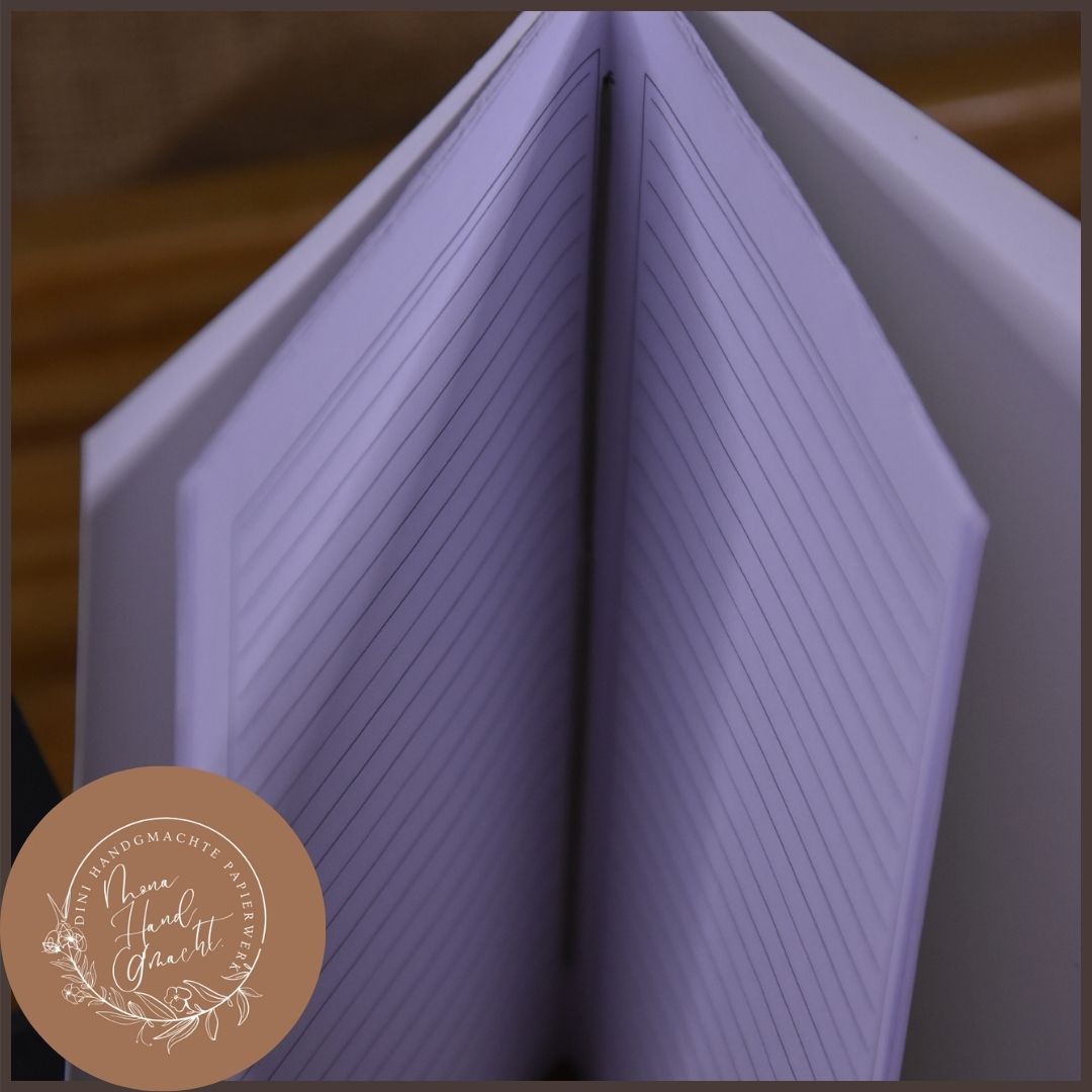 Heft | A6 | grün | Holzoptik