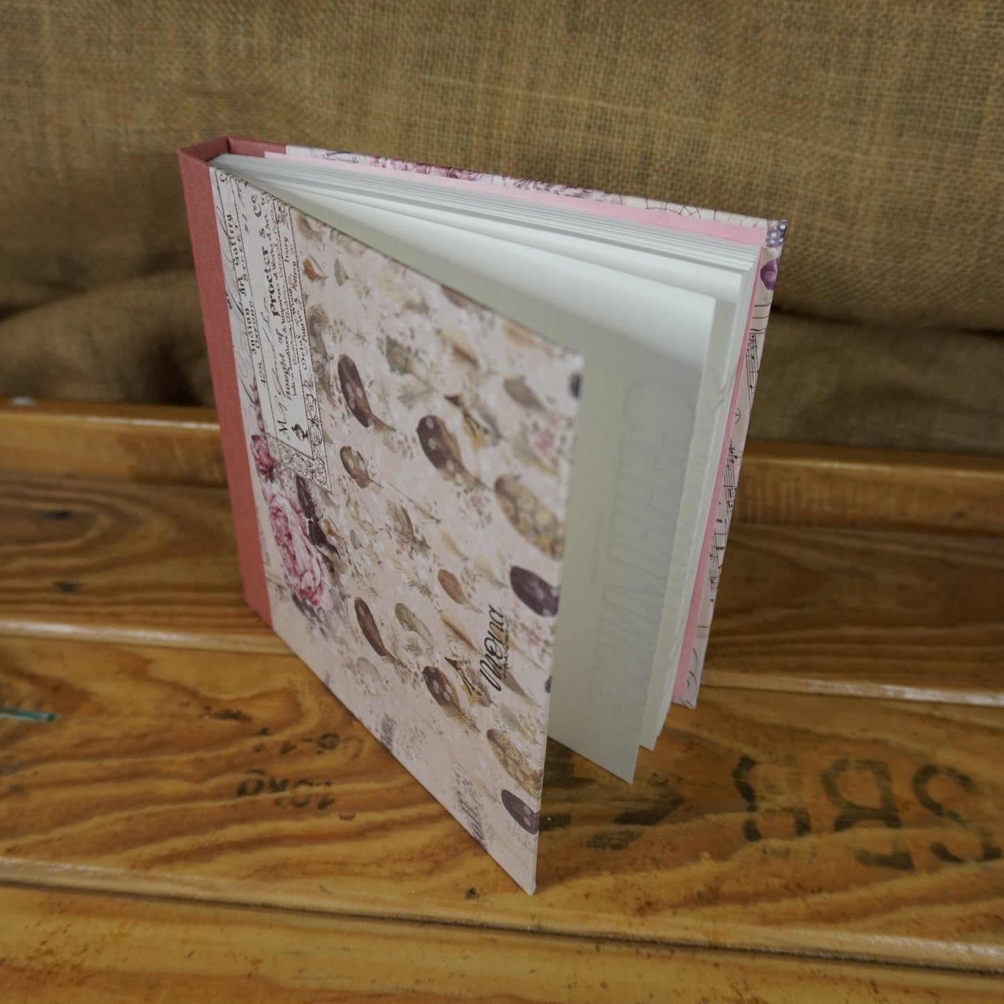 Haftnotizblöckchen | Antik | rosa | 15.5 x 15.5 cm