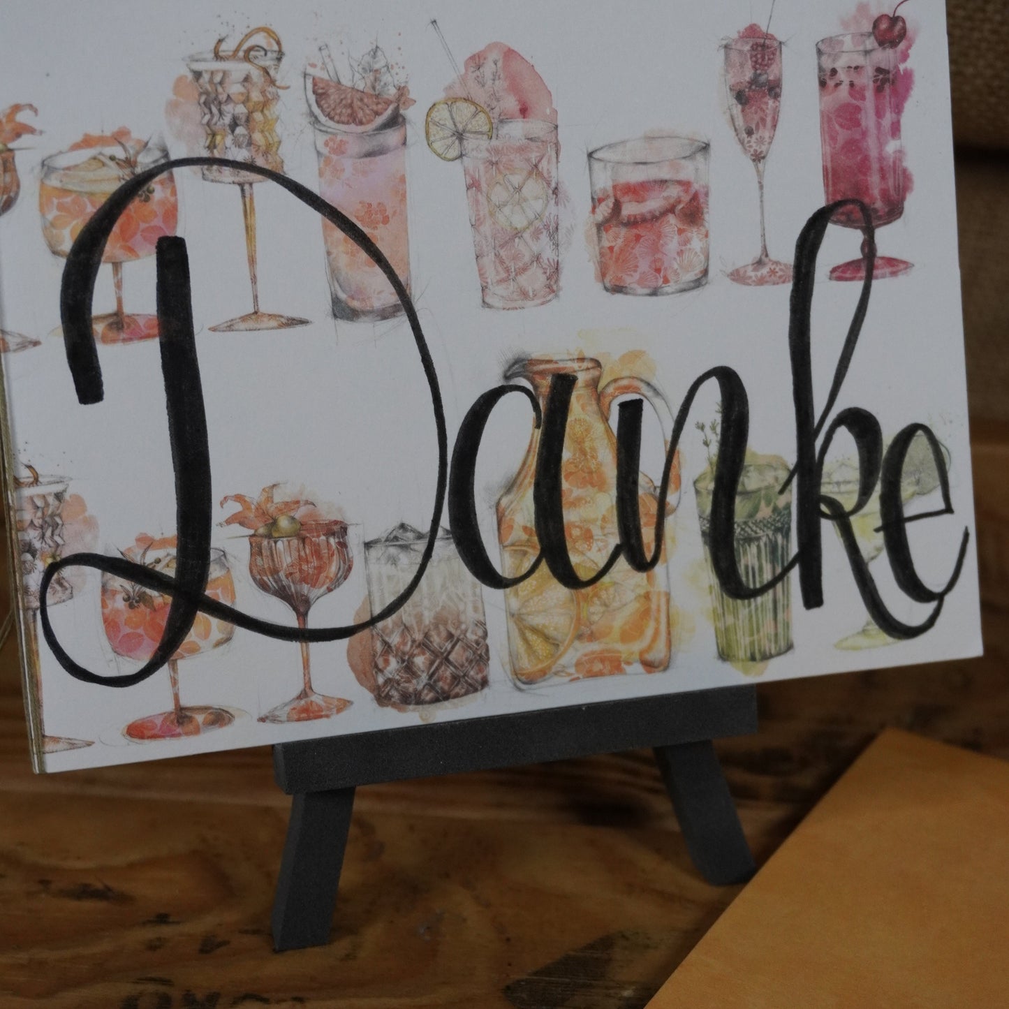 Danke | Doppelkarte | Sommerliche Drinks