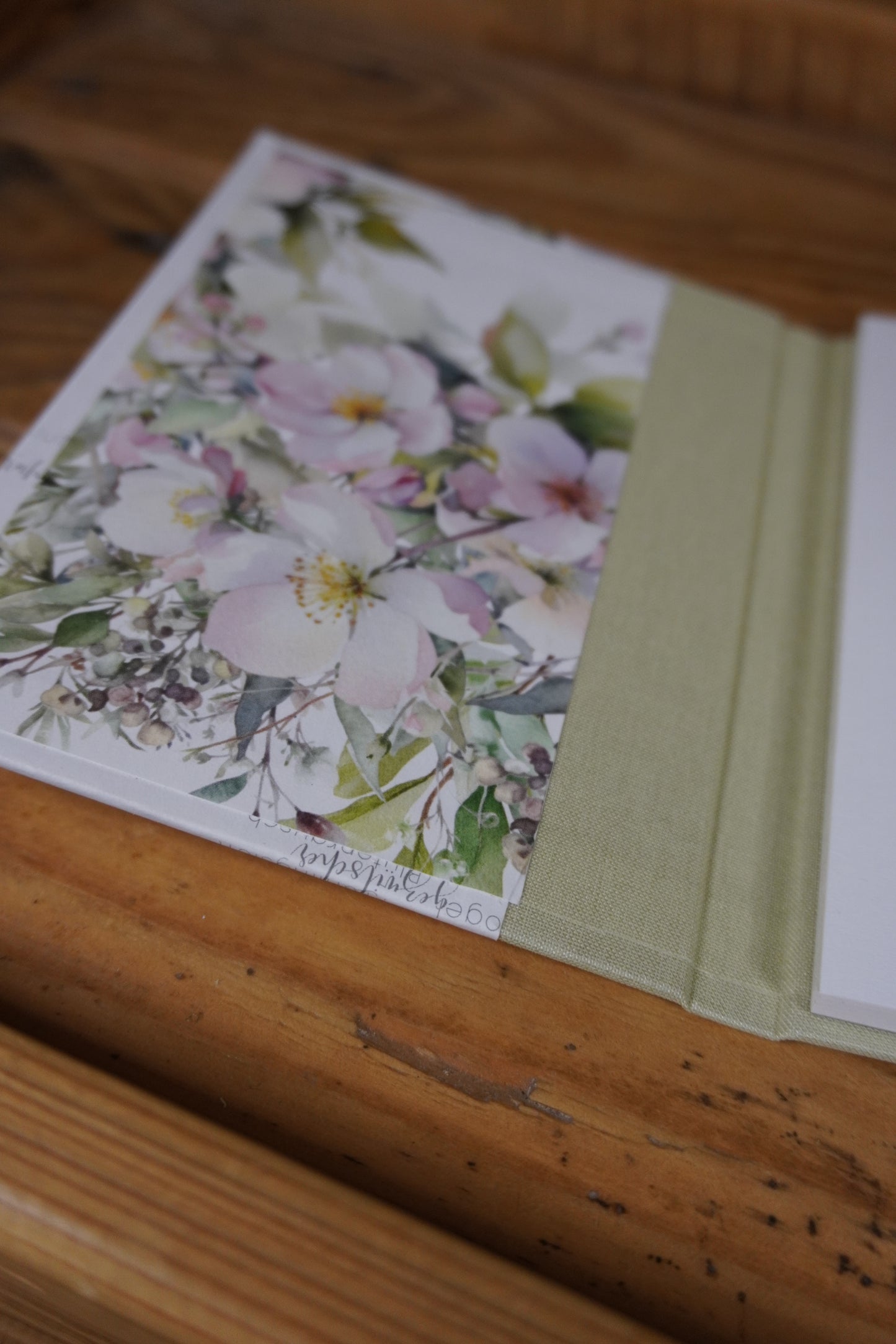 Haftnotizblöckchen | Floral | Frühling | Apfelzweige | Hortensie