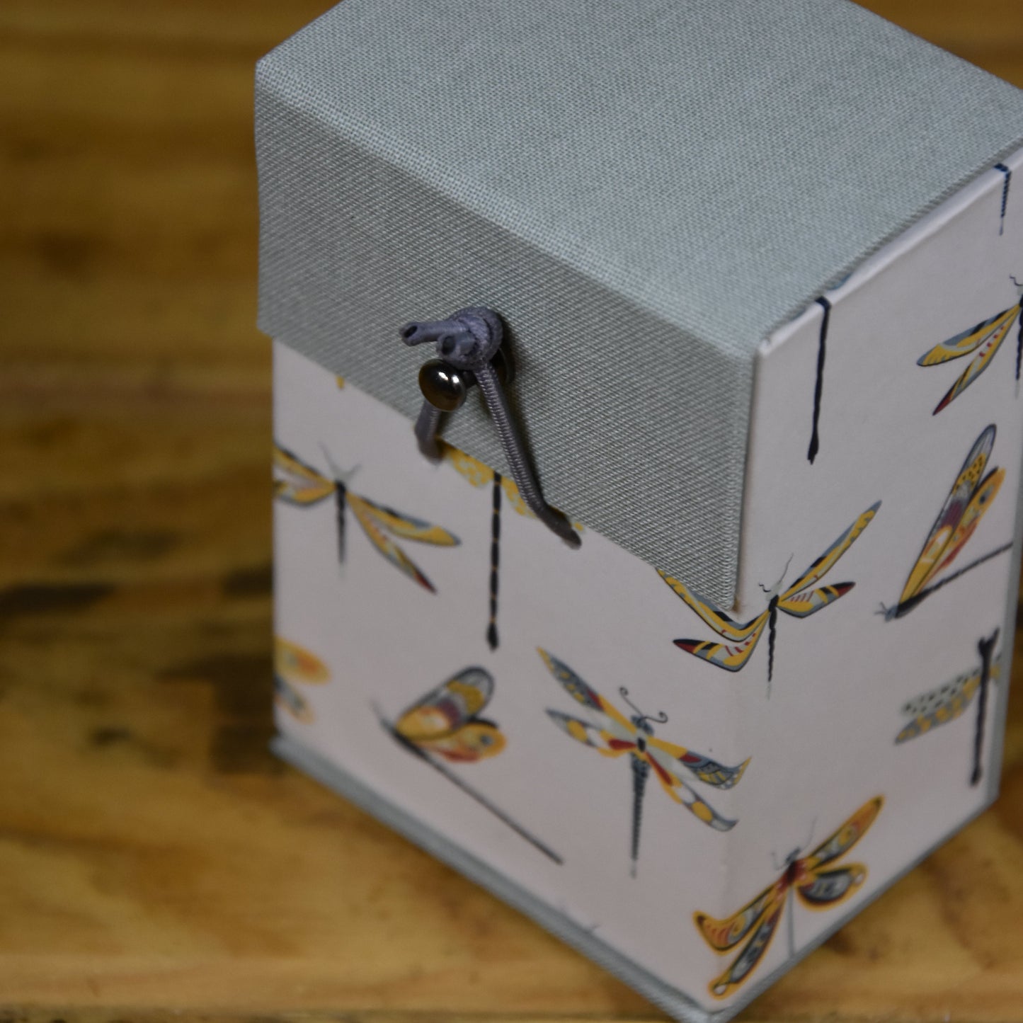 Libelle| Kartenspielbox | Schachtel | Hellbblau