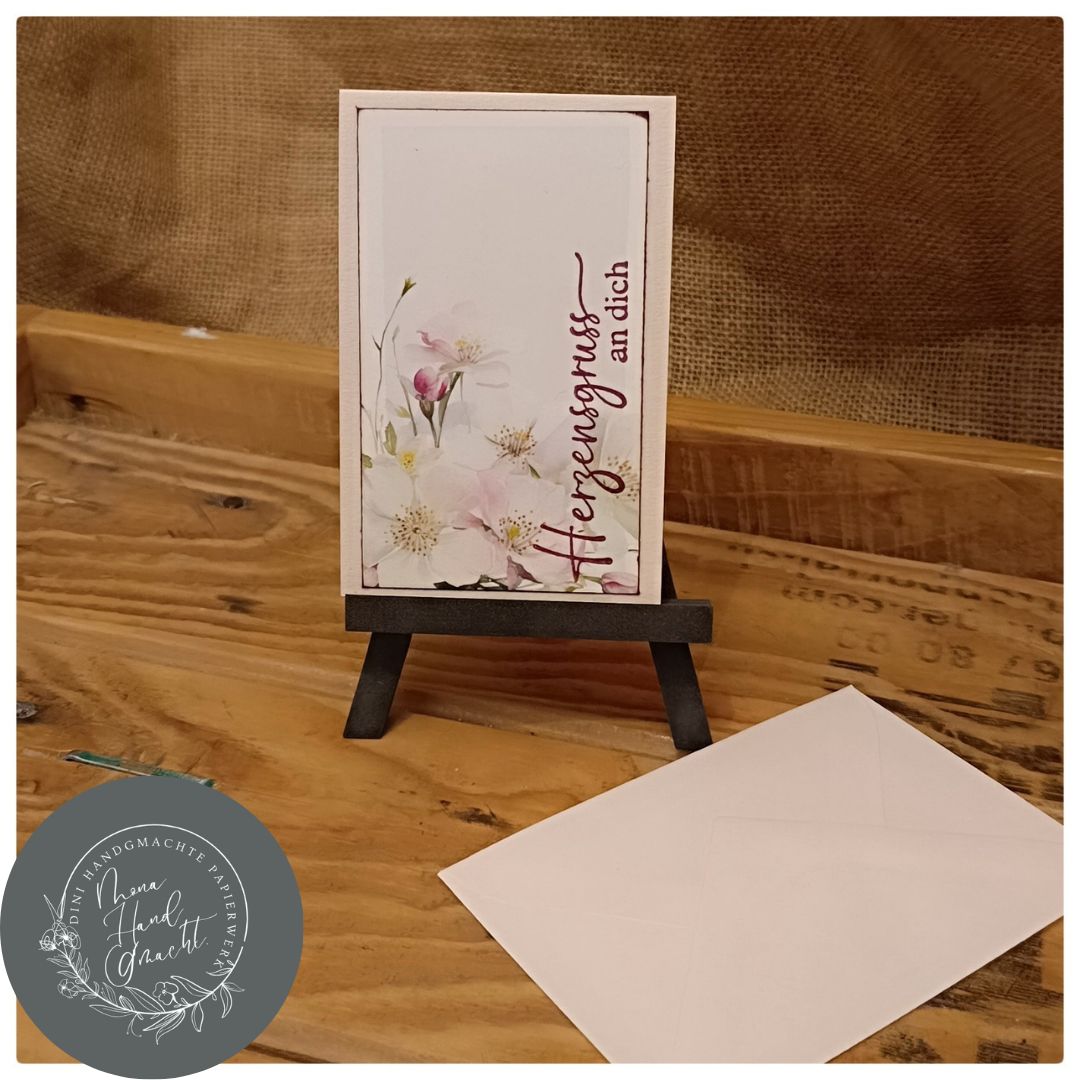 Herzensgruss an dich | MiniKarte | Frühling
