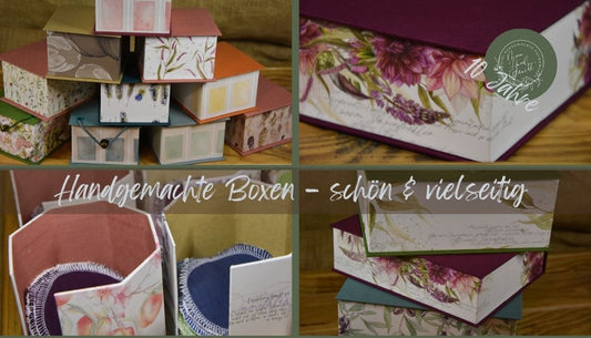 Handgemachte Boxen – schön & vielseitig