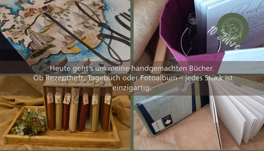 Handgemachte Bücher – individuell & einzigartig