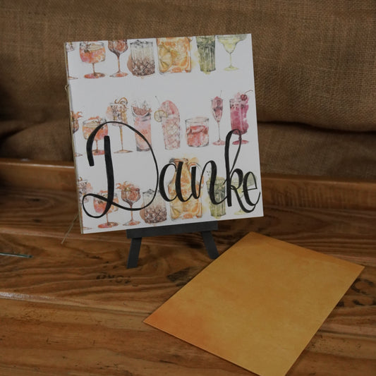 Danke | Doppelkarte | Sommerliche Drinks