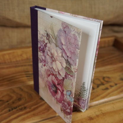 Haftnotizblöckchen | Floral | nostalgisch | violett | Hortensie