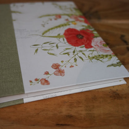 Haftnotizblöckchen | Sommerfeld | Mohn | grün | Fuchs