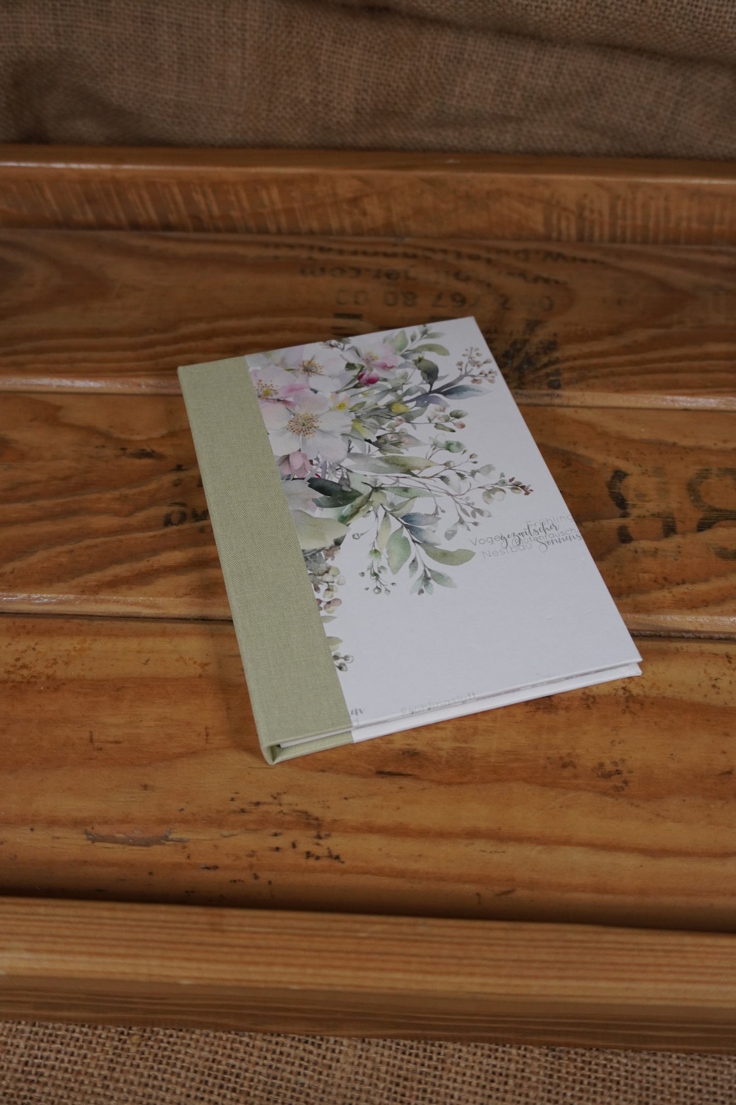 Haftnotizblöckchen | Floral | Frühling | Apfelzweige | Hortensie