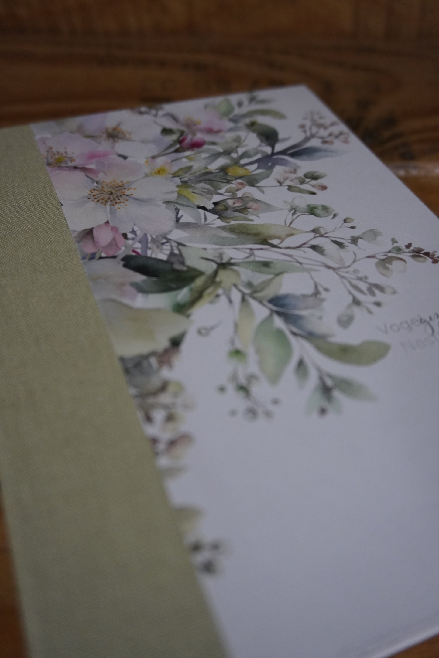 Haftnotizblöckchen | Floral | Frühling | Apfelzweige | Hortensie