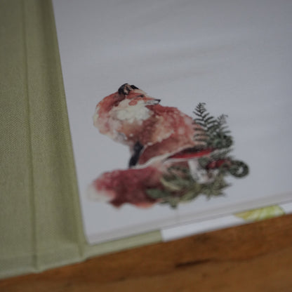 Haftnotizblöckchen | Blätter | Ginkgo | grün | Fuchs