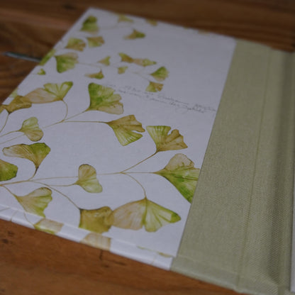 Haftnotizblöckchen | Blätter | Ginkgo | grün | Fuchs