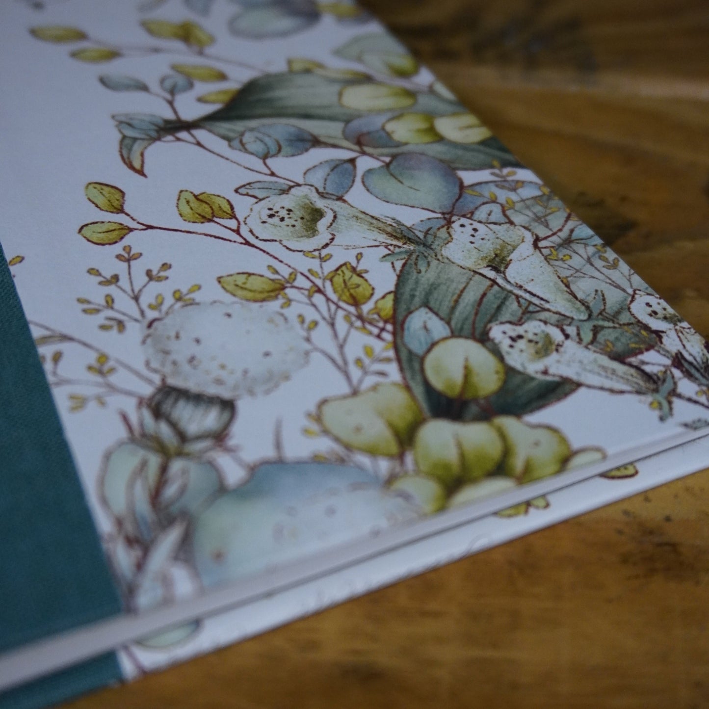 Haftnotizblöckchen | Blattwunder | blau | kleine Erinnerung