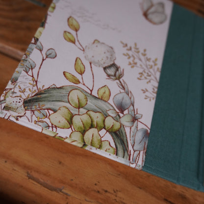 Haftnotizblöckchen | Blattwunder | blau | kleine Erinnerung