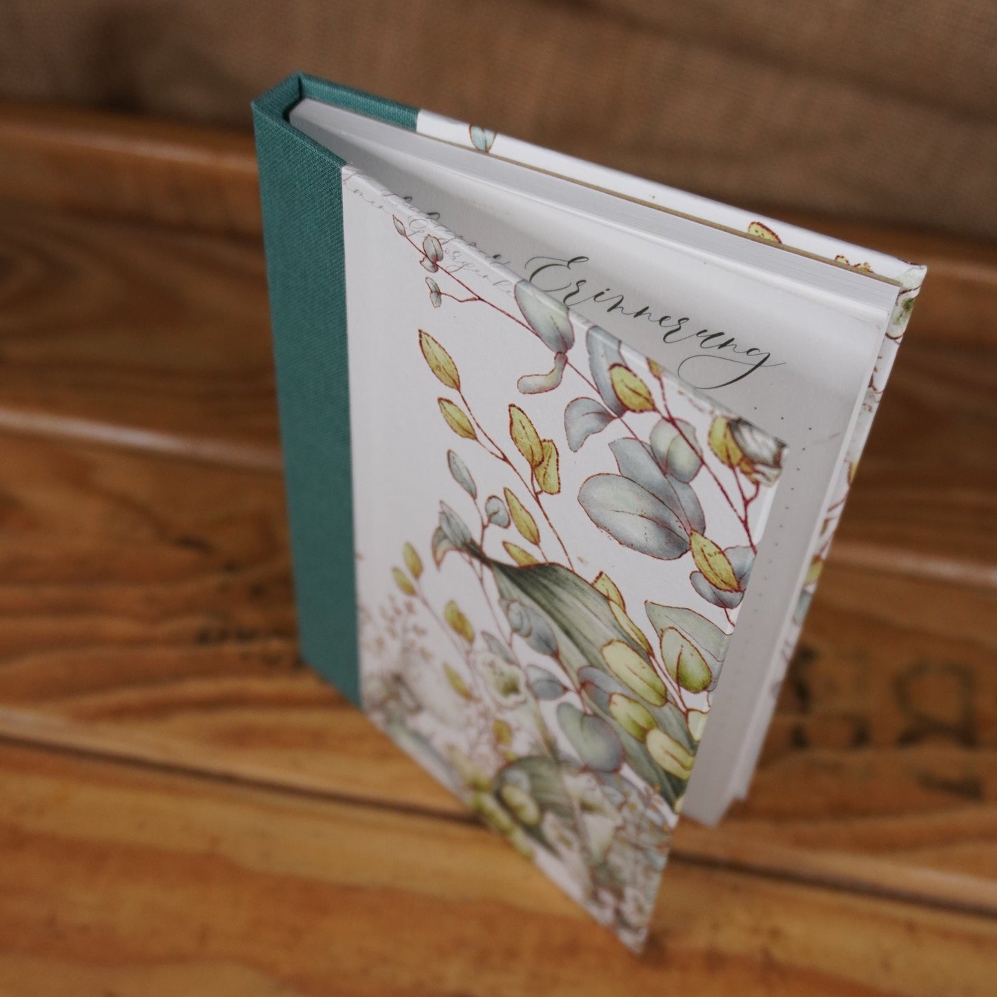 Haftnotizblöckchen | Blattwunder | blau | kleine Erinnerung