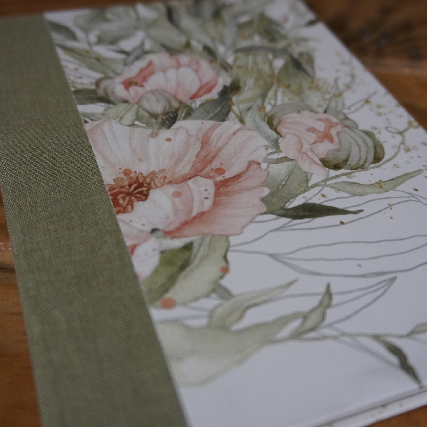 Haftnotizblöckchen | Blätter | Mohn | grün | Fuchs