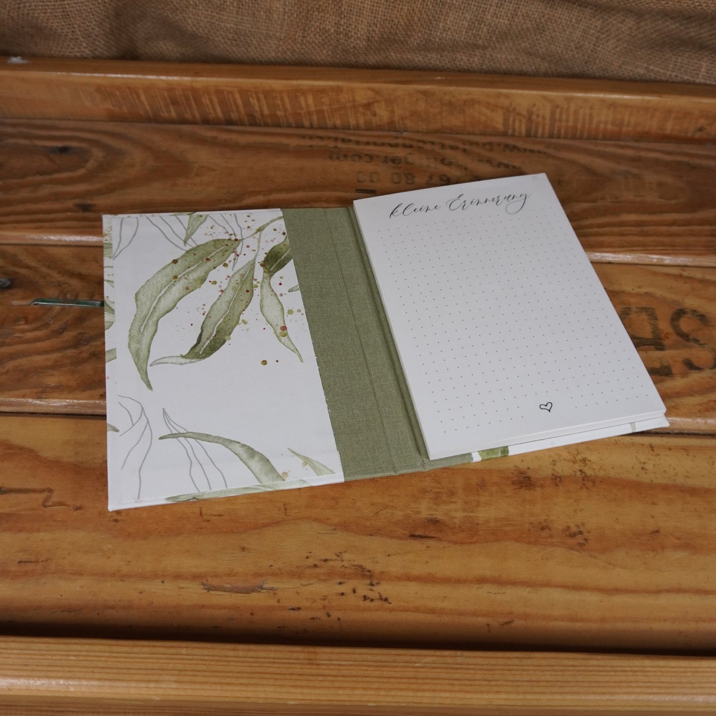 Haftnotizblöckchen | Blätter | grün | kleine Erinnerung