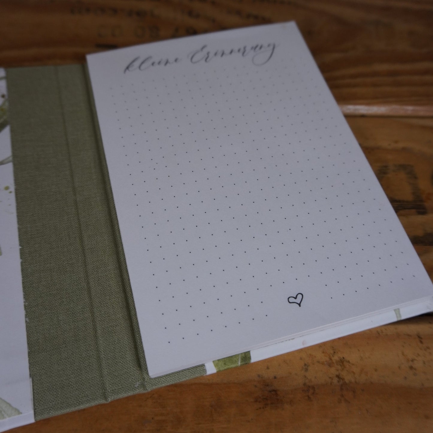 Haftnotizblöckchen | Blätter | grün | kleine Erinnerung