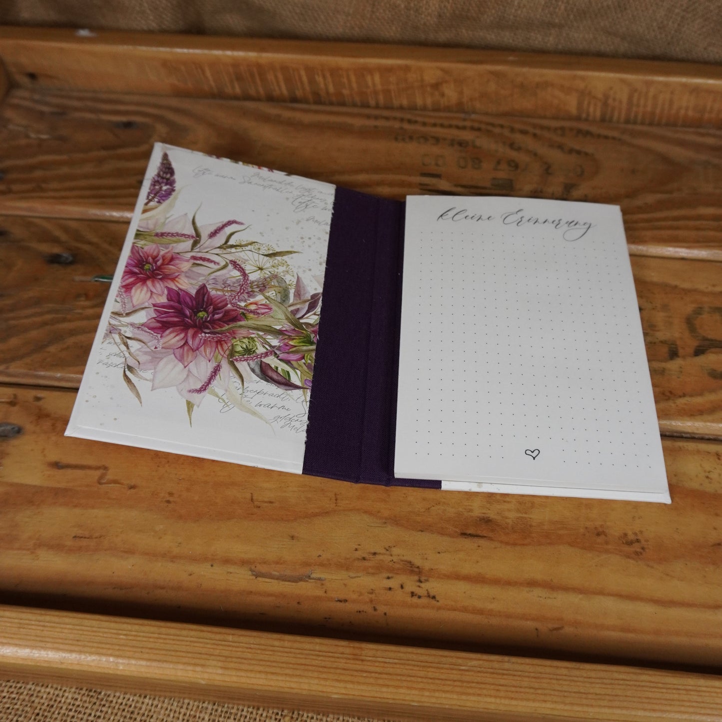 Haftnotizblöckchen | Dahlie | Sommerpracht | kleine Erinnerung