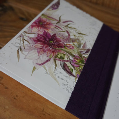 Haftnotizblöckchen | Dahlie | Sommerpracht | kleine Erinnerung