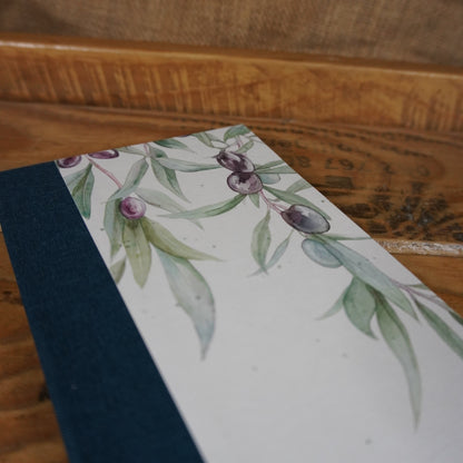 Haftnotizzettel | Olive | Naturklang | Blau