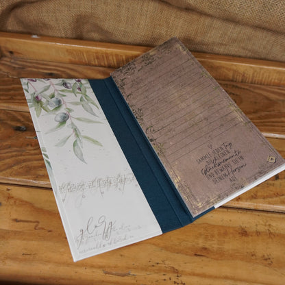 Haftnotizzettel | Olive | Naturklang | Blau