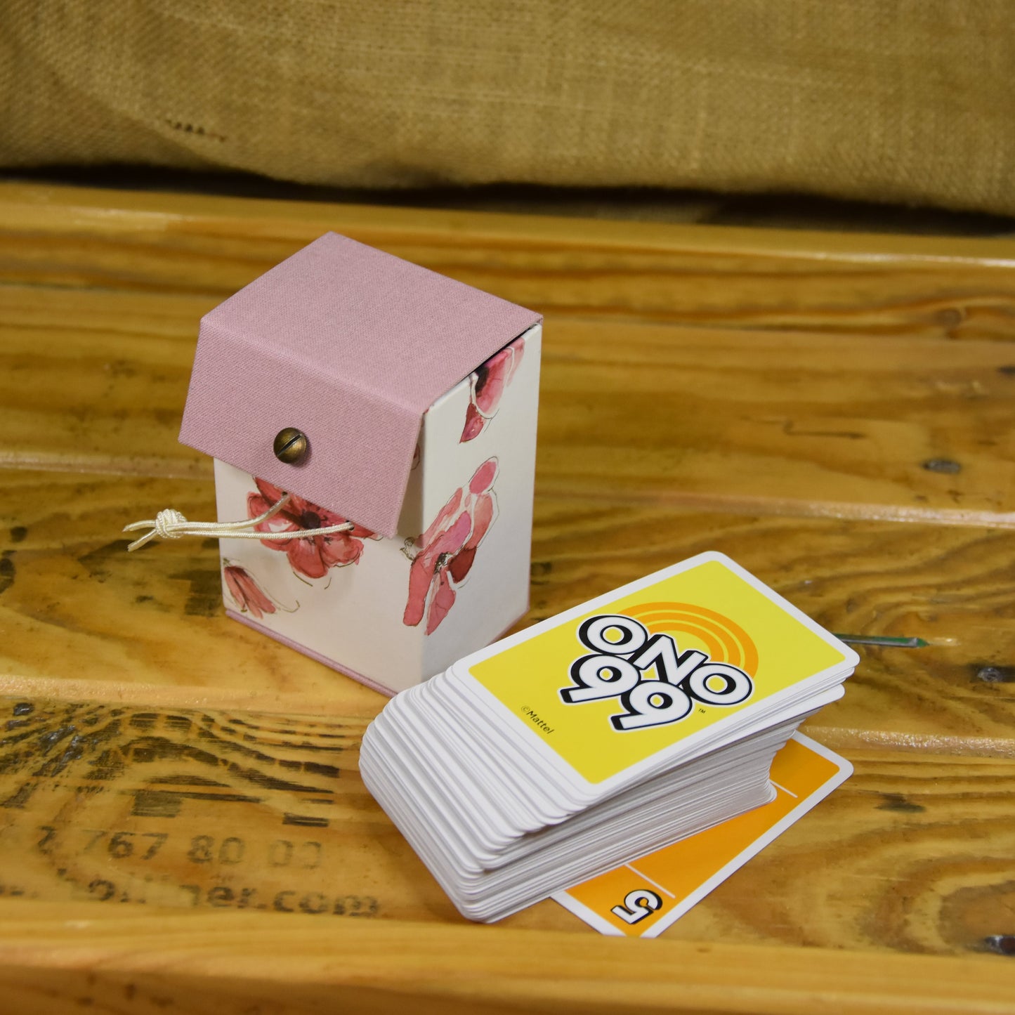 Cornus | Kartenspielbox | Schachtel | rosa