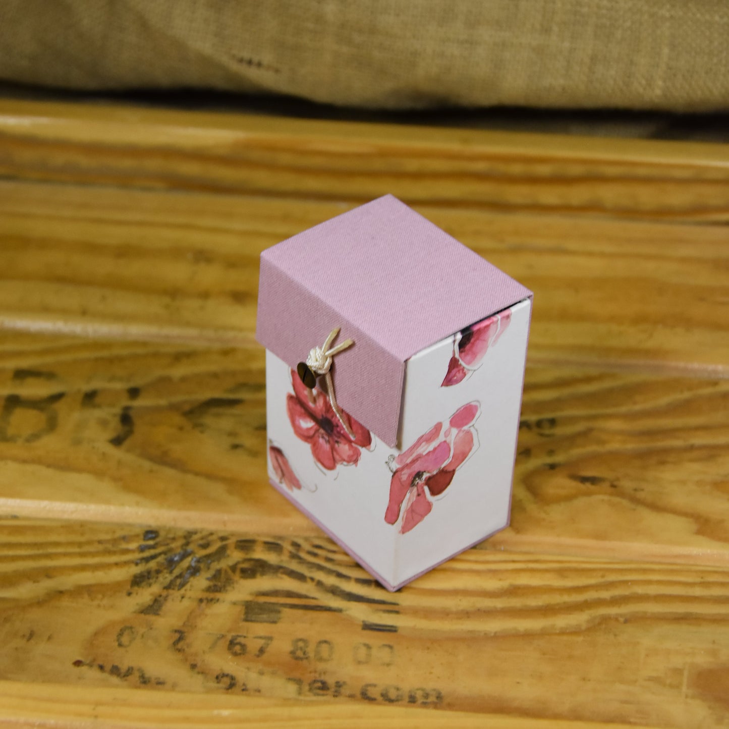 Cornus | Kartenspielbox | Schachtel | rosa
