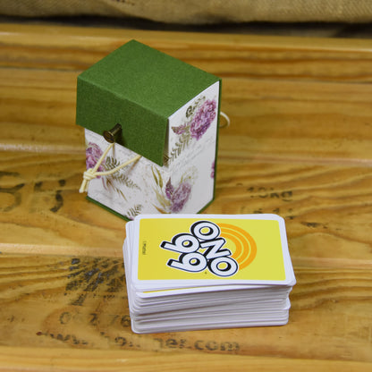 Hortensien | Kartenspielbox | Schachtel | Grün