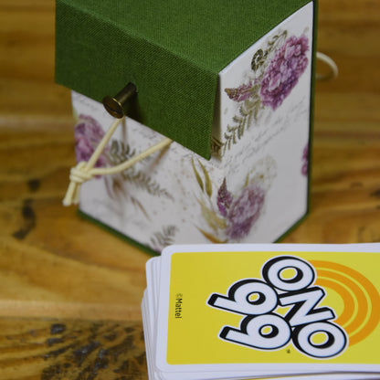 Hortensien | Kartenspielbox | Schachtel | Grün