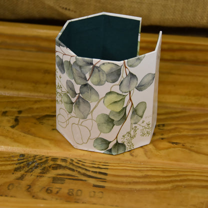 Abschminkpads-Aufbewahrungsbox | Schachtel | mit Abschminkpads | Eucalyptus