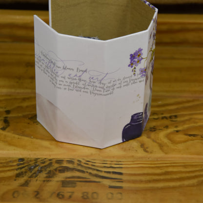 Abschminkpads-Aufbewahrungsbox | Schachtel | mit Abschminkpads | Vergissmeinnicht