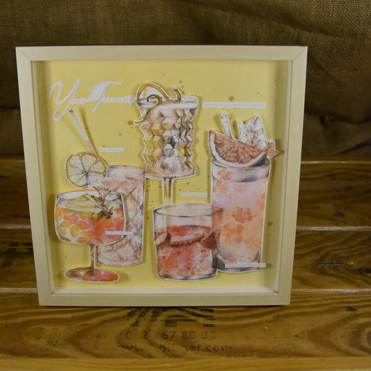 Bilderrahmen | Your Favorite | Gelb | Coctailgläser