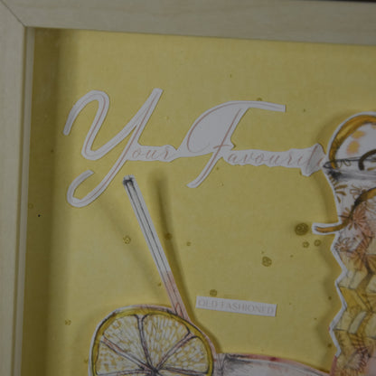 Bilderrahmen | Your Favorite | Gelb | Coctailgläser