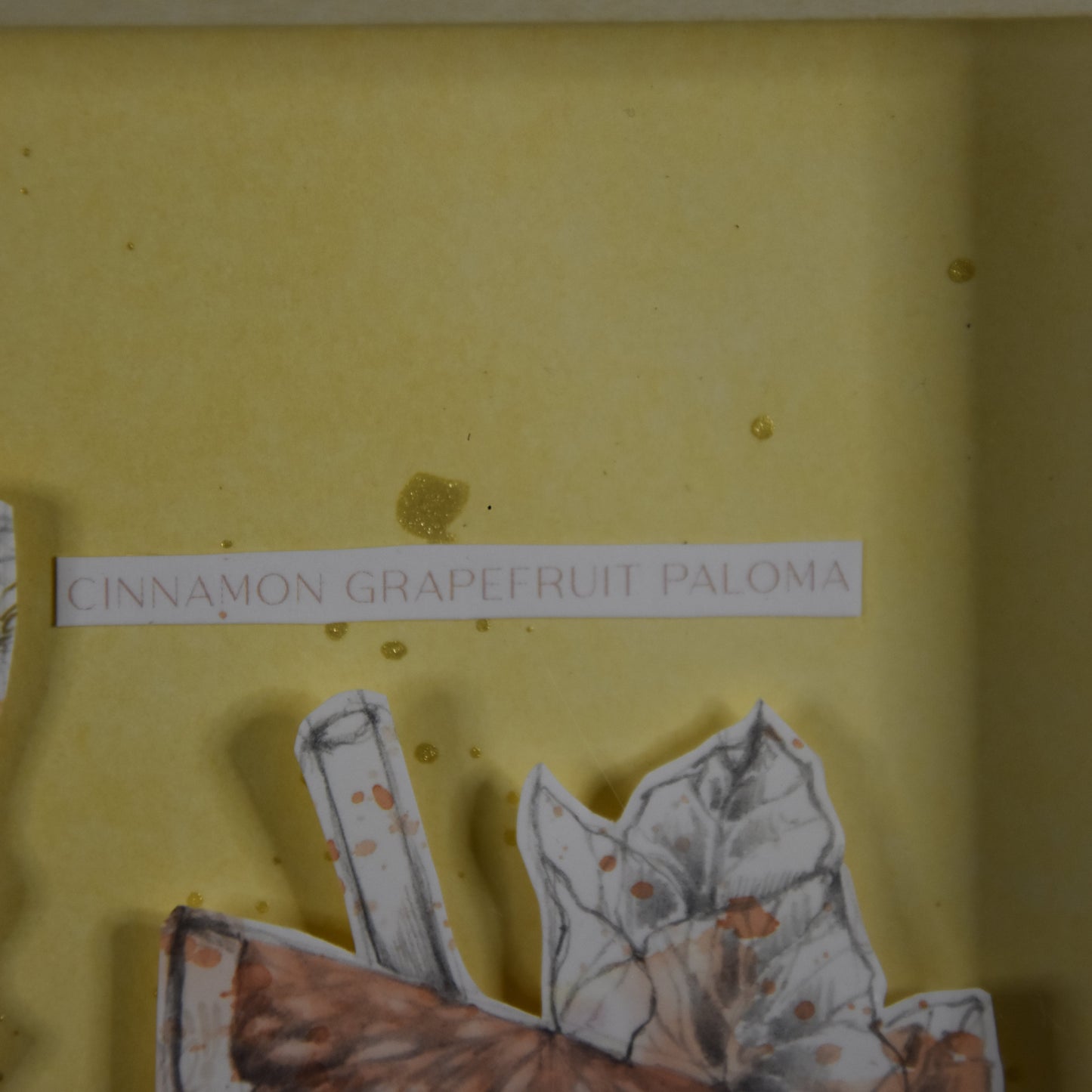 Bilderrahmen | Your Favorite | Gelb | Coctailgläser