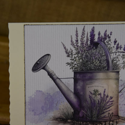 Danke Tuusig! | Postkarte | Sommer | Lavendel