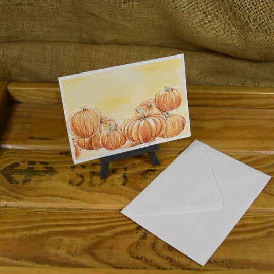 Herbstgrüsse | Postkarte | Kürbis | Erntedank