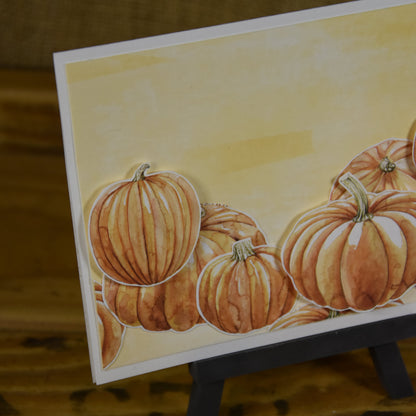 Herbstgrüsse | Postkarte | Kürbis | Erntedank