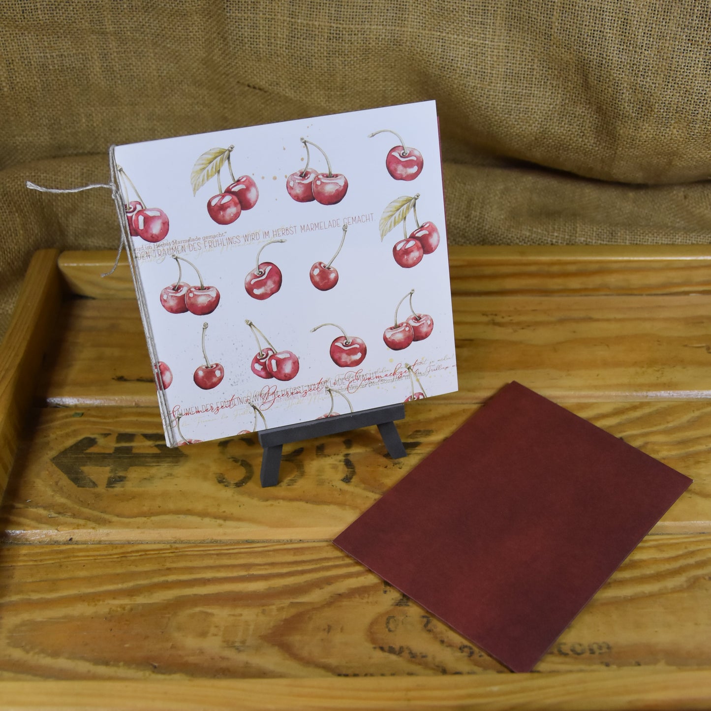 Kirsche | Doppelkarte | Sommer | Freude