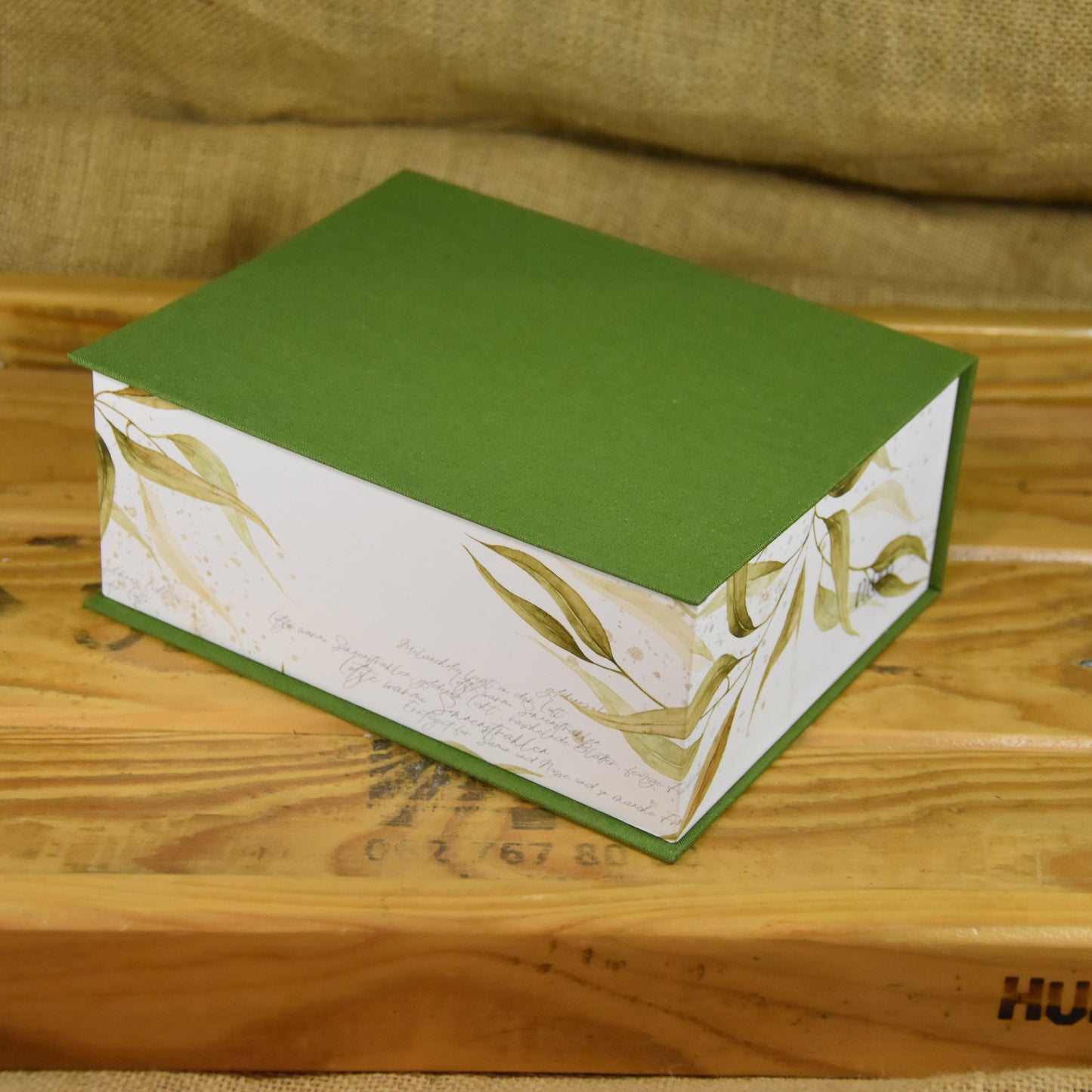 Schmuckkästchen | Schachtel | Blattgeflüster | grün