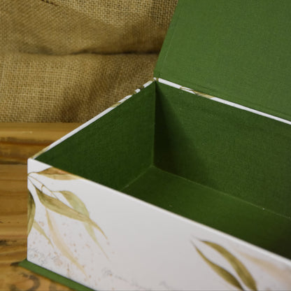 Schmuckkästchen | Schachtel | Blattgeflüster | grün