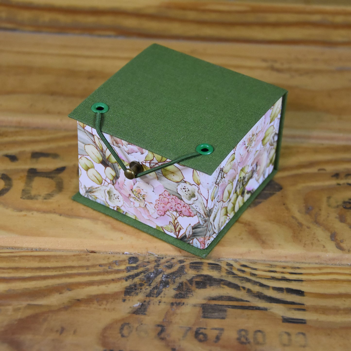 Schmuckkästchen | Schachtel | Blumentanz | grün