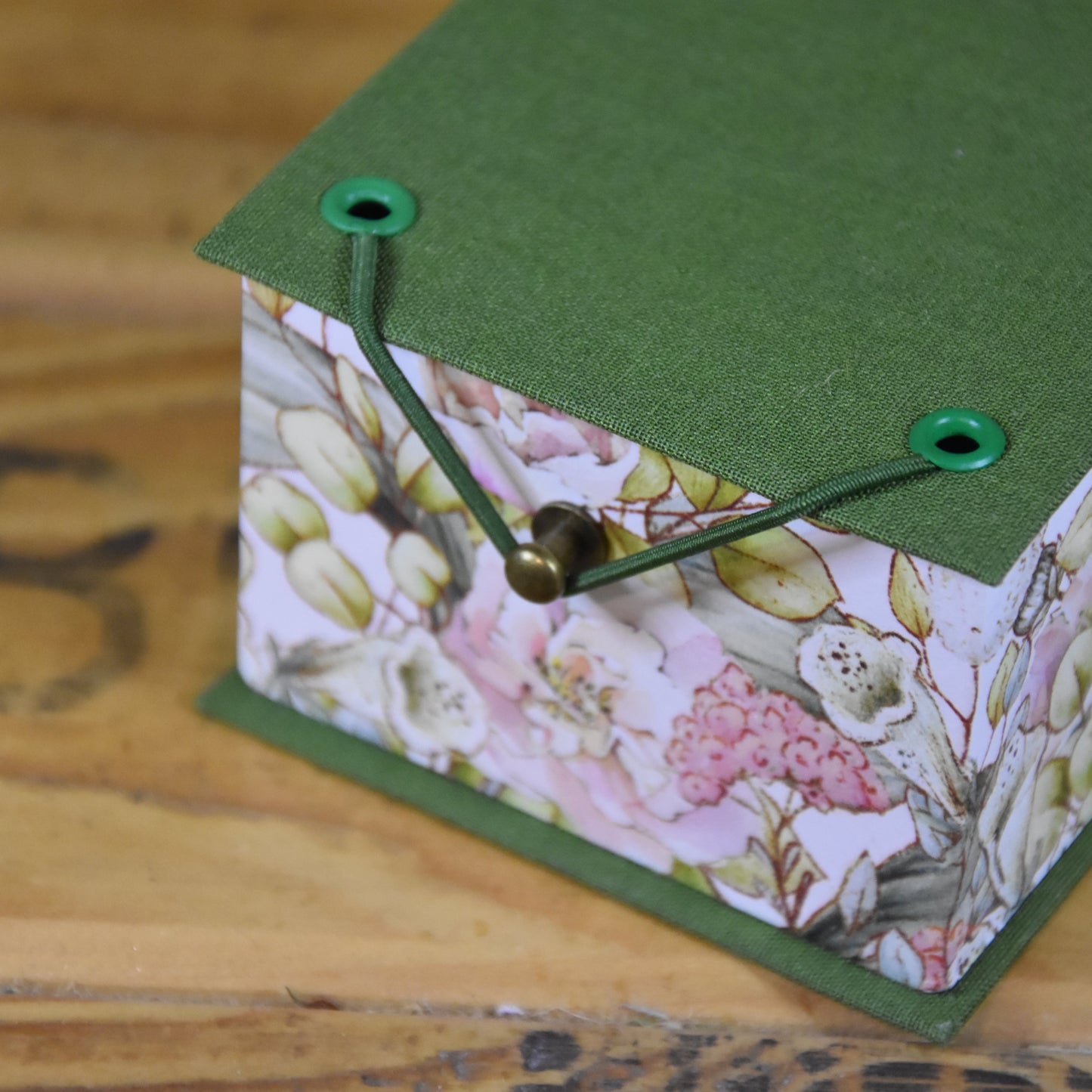 Schmuckkästchen | Schachtel | Blumentanz | grün