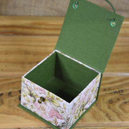 Schmuckkästchen | Schachtel | Blumentanz | grün